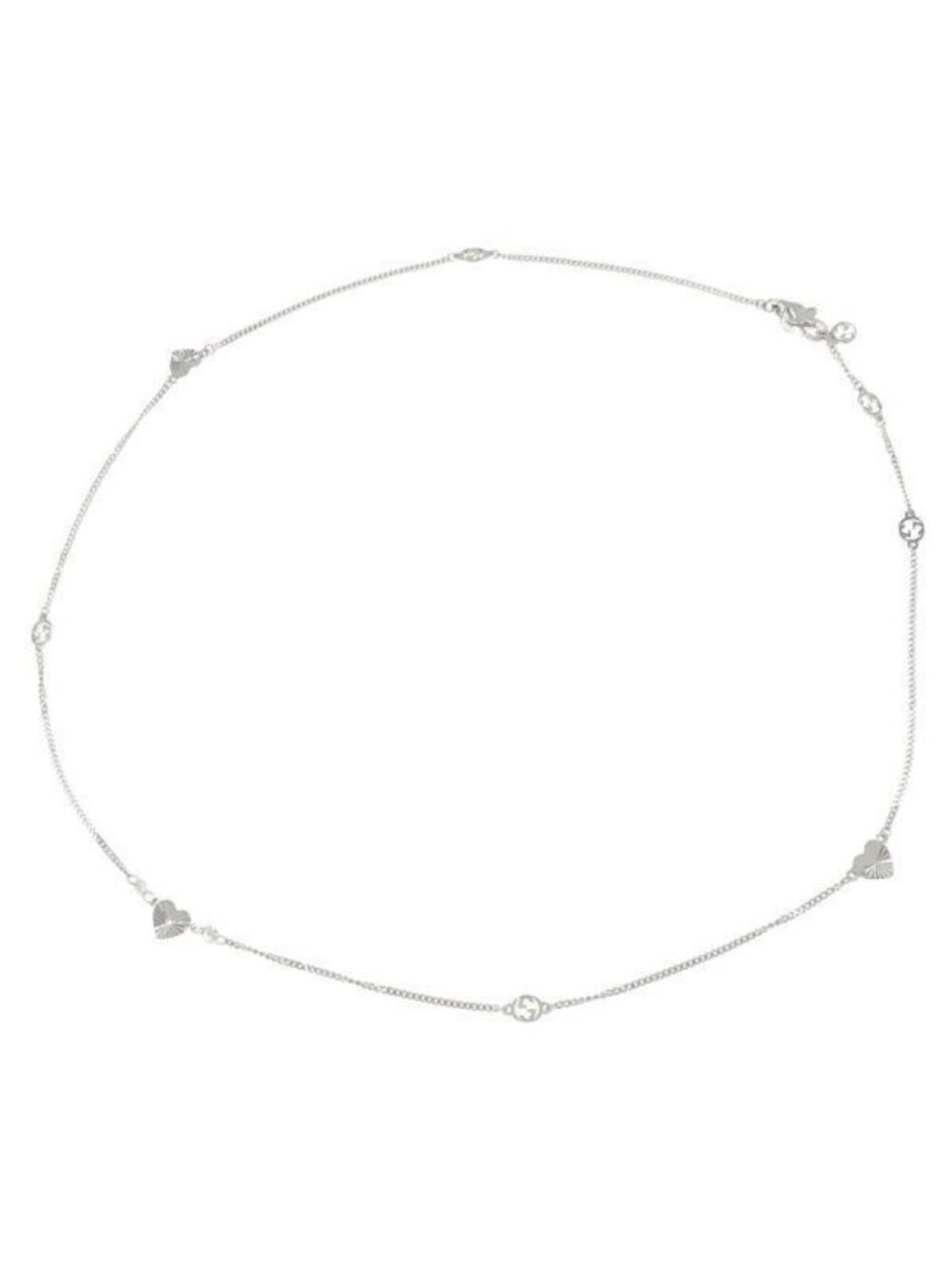Gucci Interlocking G Diamond Necklace